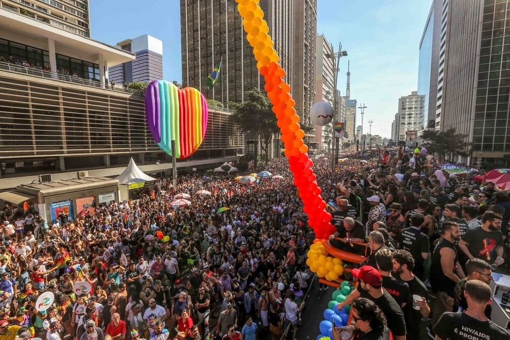 23ª Parada do Orgulho LGBTQIA+ de São Paulo. Foto Daniel Teixeira